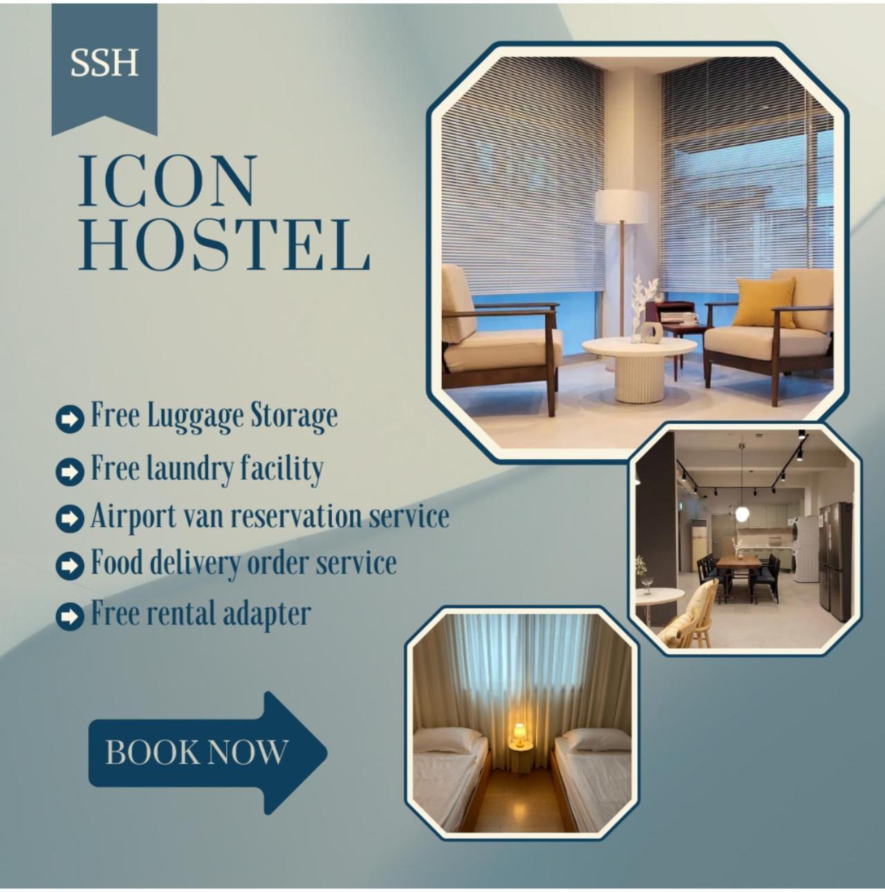 Ssh Icon Hostel Seoel Buitenkant foto